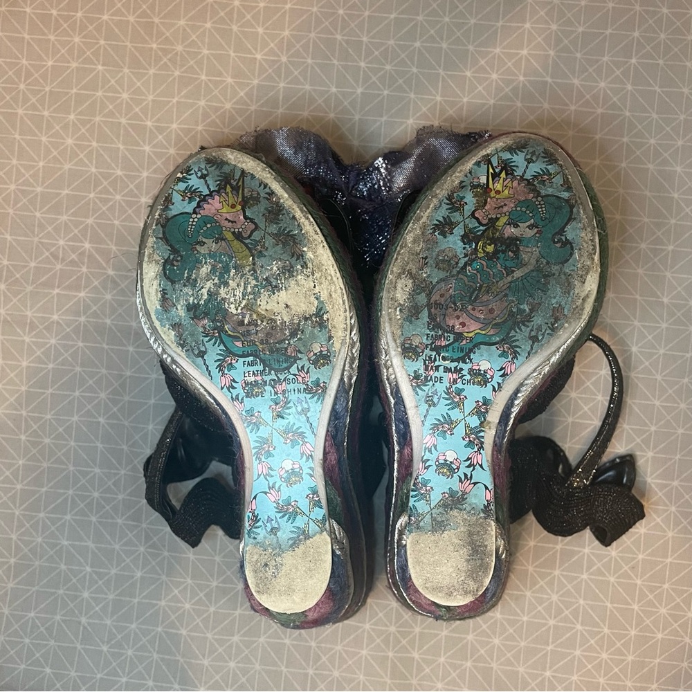 Irregular Choice Weaver Multi Color Metallic Flow… - image 6
